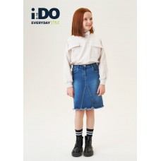 IDO MIDI DENIM SKIRT 